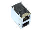 RJSAE-538A-02 2X1 Stacked Rj45 With LED Ethernet Shield Connector LPJE1063A4NL
