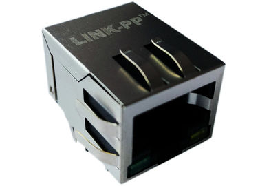 Port simple jaune-orange de LED Rj45 LPJ0011A114NL RJ45, Ethernet 10/100mbps