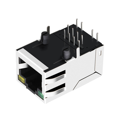 XFATM9R-CTLSxu1-4M Network Modular RJ45 Jack féminin, 1 x 1 Jack Tab vers le haut de LPJ6011ABNL