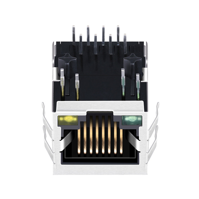 La résistance LED Rj45 LPJ0012A73NL choisissent les connecteurs rapides d'Ethernet de port