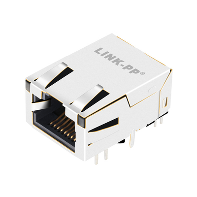 Profil bas Tab Up OG/Y LED de L829-1J1T-43 1000BASE-T MagJack RJ45