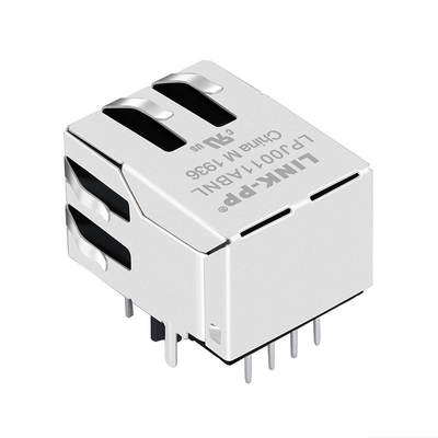 Connecteur magnétique Rj45 modulaire à grande vitesse J00-0065NL avec LED
