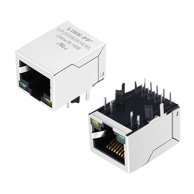 1x1 port 1000Mbps POE+ RJ45 Jack With Transformer modulaire LPJG0926HENL