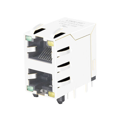 10118075-513B010LF a empilé 2X1 le connecteur Jack modulaire LPJE106XAHNL du port RJ45