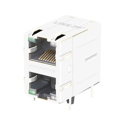 RM3-KA-0005 port 1000 de la base-T 2x1 RJ45 Mmagnetic Jack LPJG17549A8NL