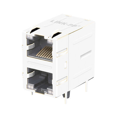 6368011-4 2x1 connecteur du port RJ45 sans Magnetics LPJE17200A31NL