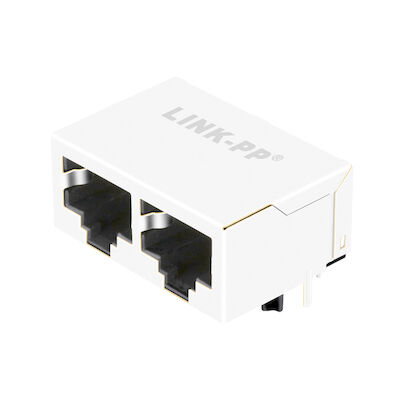 5406566-1 10/100 port de la base-T 1x2 sans Magnetics RJ45 Jack Connectors modulaire LPJEF102DNL
