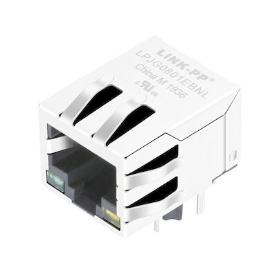 48F-01GY2DPL2NL RJ45 magnétique Jack féminin LPJG0801EBNL pour la mise en réseau
