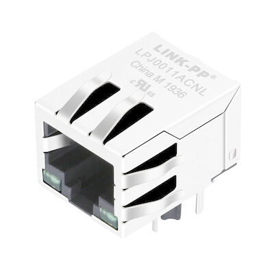 LPJ0011ACNL LED de RJ45 1 x 10/100 de Mbit indicateurs 8p8c de l'Ethernet