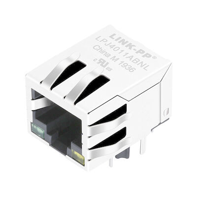 LPJ4011ABNL croisent MIC24013-5104T-LF3 10/100Mbps Rj45 avec LED 74990112121