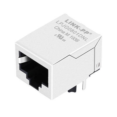 Connecteur Rj45 simple de LA1S109 LF/KLA1S109 LF avec 1000Mbps intégré magnétique