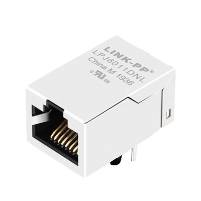 Base-T 8p8c Tab Up Without Led Shielded de JXR1-0005NLT Lan Port RJ45 Jack modulaire 100