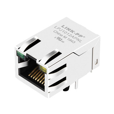 J1012F21R 10/100BT RJ45 avec le connecteur protégé par Magnetics intégré LPJ1012APNL