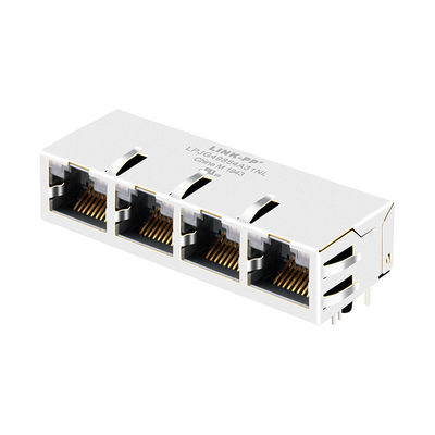 Équivalent au verrou du gigabit Rj-45 de port de JXG0-0098NL 4 avec la LED