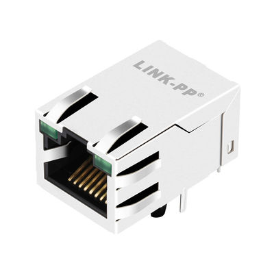 SI-50162-F Tab Up Green Leds 100 Bset-T 1 RJ45 gauche a enregistré Jack LPJ1026AWNL