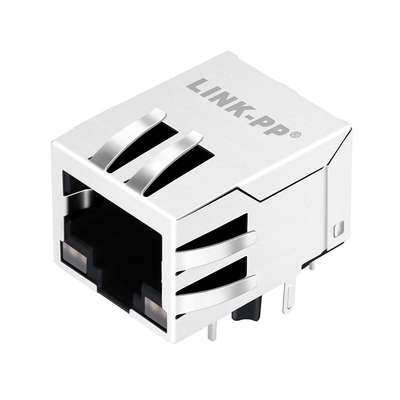 Base-T Tab Down de G15-111T-038E 10G 1 connecteur protégé gauche de l'Ethernet RJ45 avec mené