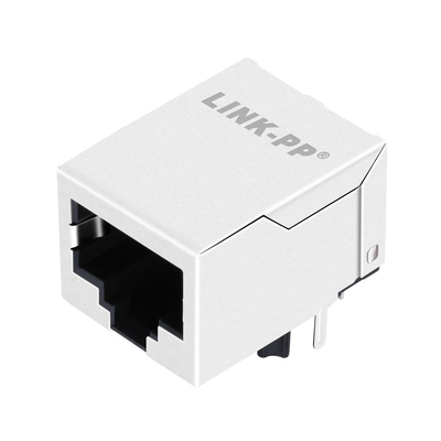 Base-T Tab Down de JX0C-0005NLT 10/100 1 Ethernet extérieur gauche Jack Without Led du bâti Rj45