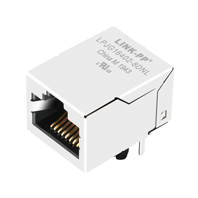 Base-T 1000 du Magnetics intégrée par port RJ45 Jack de RT9-HK-0002 1x1 Tab Up Without Led