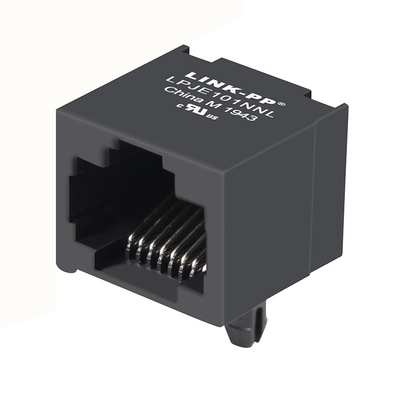 43860-5025 étiquette compatible de LPJE101NNL VERS LE HAUT de 8P8C RJ45 Jack Without Magnetics modulaire