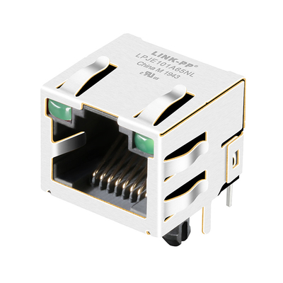 LIEN modulaire pp LPJE101A65NL Tab Up de l'angle RJ45 Jack Active Ethernet de 90°
