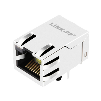 Connecteur femelle du gigabit 10PIN RJ45 de 0875-1X1T-G4 1000 BASE-T par le trou avec mené