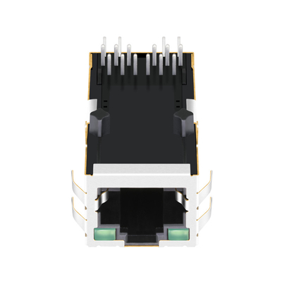La base-T 1000 de L826-1G1T-32-F Tab Up Low Profile Rj 45 modules de connecteur verdissent/verts menées