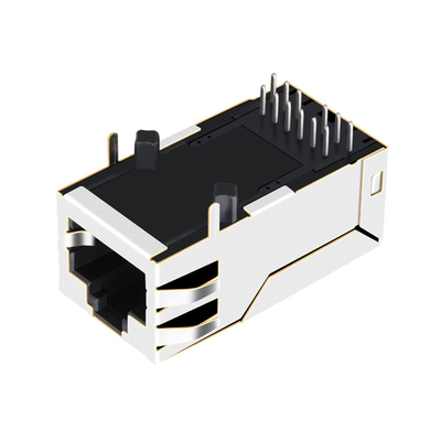 0816-1X1T-M1-F 1000 BASE-T POE RJ45 Magjack sans Tab Up Through Hole mené