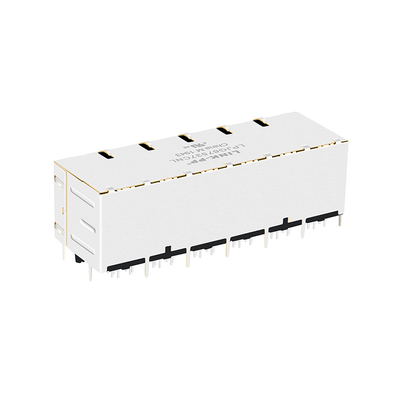 Connecteurs magnétiques 12P8C de la base-T RJ45 du port 10G de JT5-2470NL 2x6 avec les TUYAUX LÉGERS