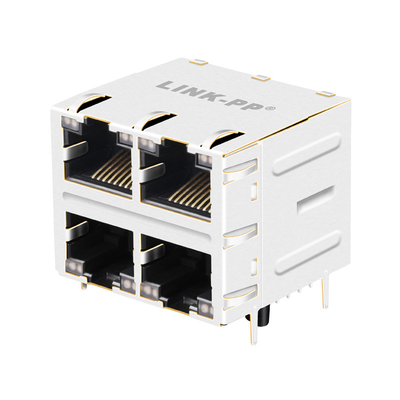 PIN THT des connecteurs 12 du port Rj45 de la base-T 2x2 de JT5-2210NL 10G avec les TUYAUX LÉGERS