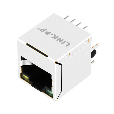 Connecteur RJ45 8P8C VERTICAL d'ENTRÉE de DESSUS de JXD2-0Z10NL 100BASE-T avec la LED