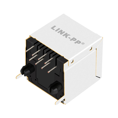 JXD2-0Z11NL sans ENTRÉE VERTICALE 8P8C de DESSUS de LED 100BASE-T RJ45 Jack