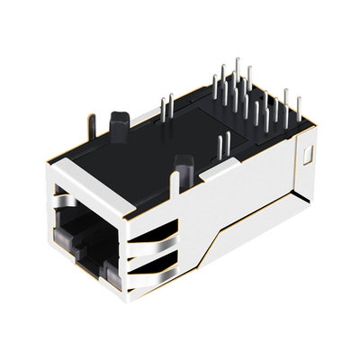 Étiquette du port RJ45 MagJack 16pin de 56F-1801DDD2NL 2.5G BASE-T POE+ 1X1 avec la LED