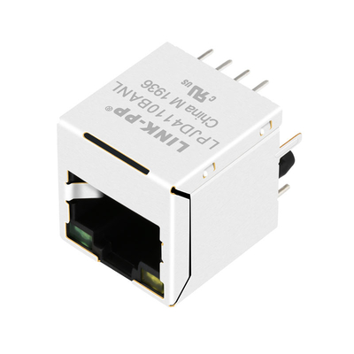 Jaune vertical du connecteur RJ45 de la base-T RJ4530H-R01 100/fiche technique verte de LED LPJD4110BANL