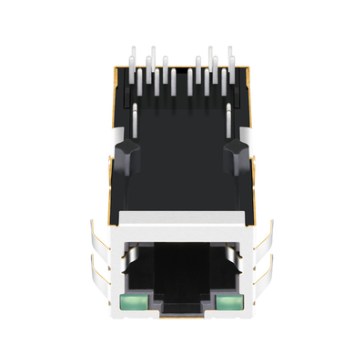 La base-T du connecteur 10G de JGCG1T1004PW-GG RJ45 a intégré le Magnetics pour l'application de PoE++