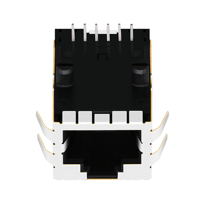 08B1-1X1T-06-F 100 port RJ45 Jack Tab Up Without Led magnétique LPJ2011CNL de la base-T 1x1
